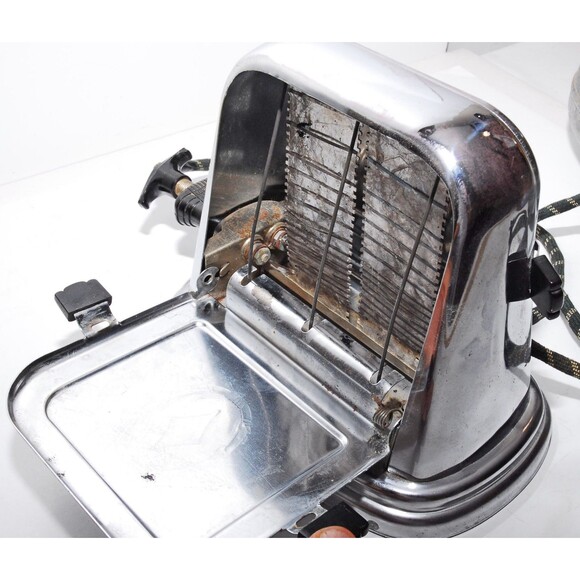 Bersted MOdel 71 Electric Toaster McGraw Electric Co. Art Deco Works! 50's - Picture 8 of 9